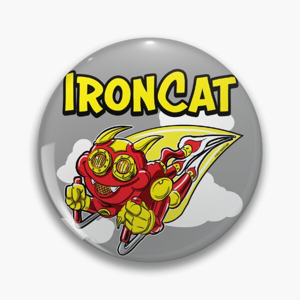 Item preview, Iron Cat rocketing through the sky designed and sold by eShirtLabs.
