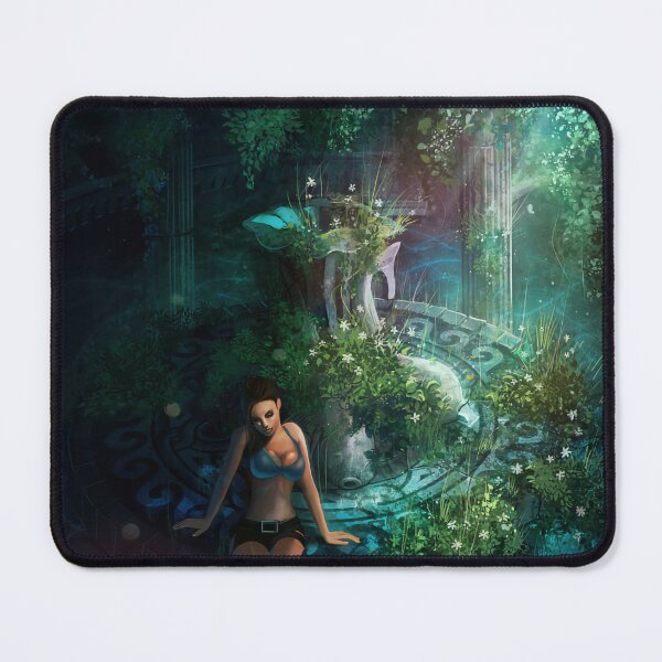 Tomb Raider Mouse Pad, Gaming Mouse Pad Lara Croft, Tappetino Mouse Grande  XXL 