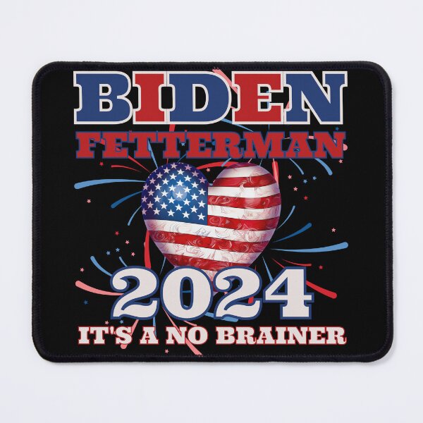 Item preview, Biden Fetterman 2024 It's a No Brainer Political designed and sold by Oceanicmaster.
