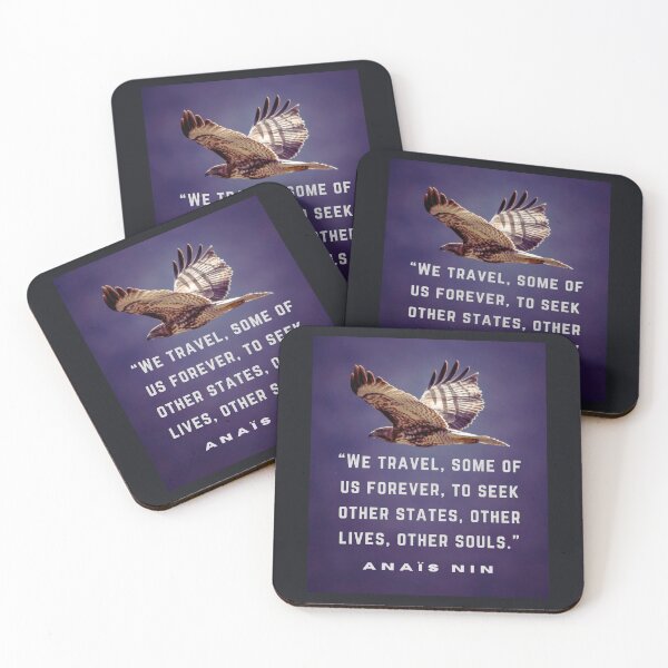 Item preview, Anaïs Nin quote: We travel, some of us forever.... designed and sold by artbleed.