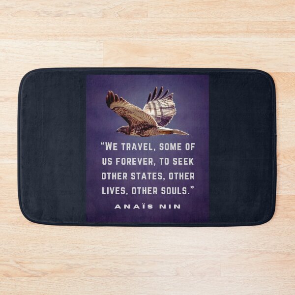 Item preview, Anaïs Nin quote: We travel, some of us forever.... designed and sold by artbleed.