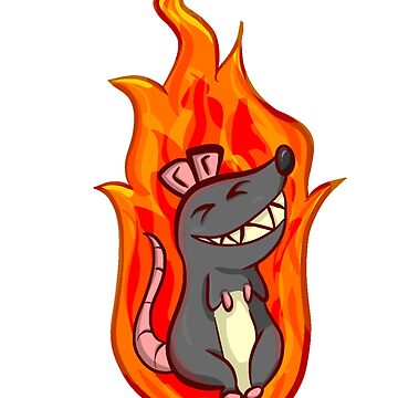 Artwork thumbnail, Fire Rat by D00dleDucky