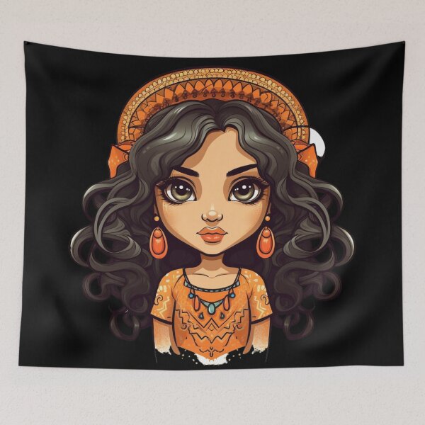 Item preview, Cute KawaiiMadness Kawaii Hispanic Girl designed and sold by KawaiiMadness7.