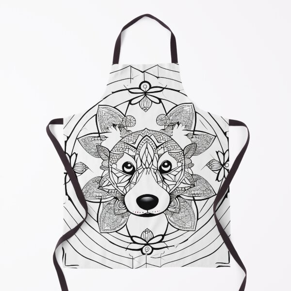 Item preview, Dog mandala coloring book page for meditation, relax, mindfulness designed and sold by UlfrGutheitrir.