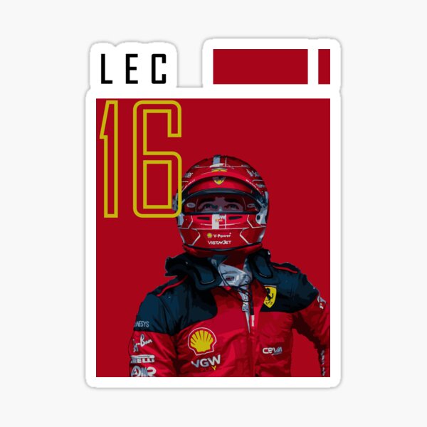 Scuderia Ferrari Team Formula 1 Charles Leclerc 16 T-Shirt - Jolly