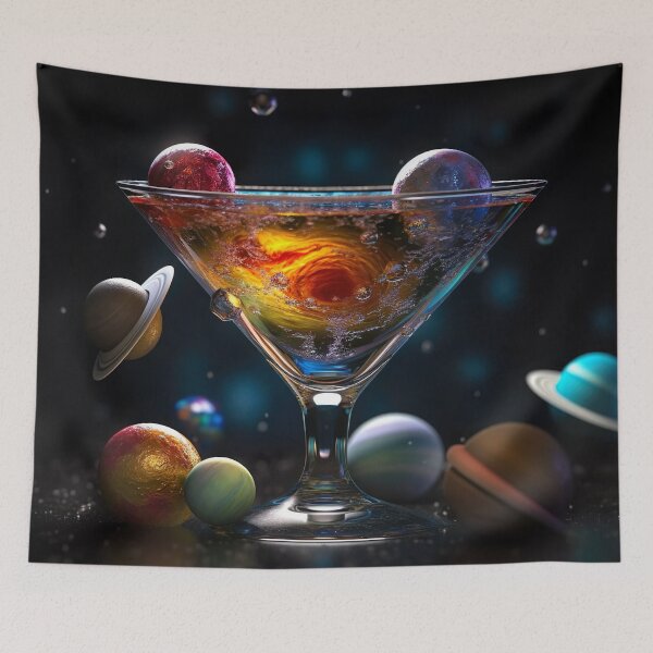 Item preview, Planets Cocktail - Science Fiction Fantasy designed and sold by unknown-places.