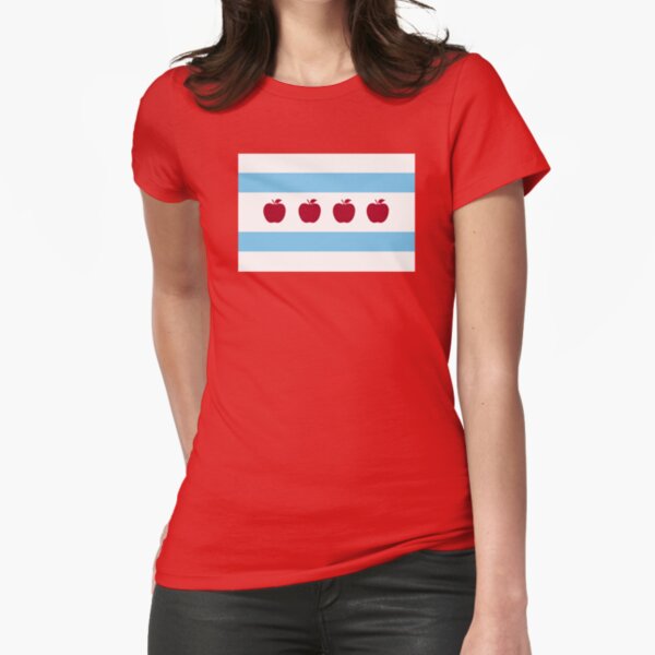 The Alley Distressed Chicago Flag T-Shirt - Small