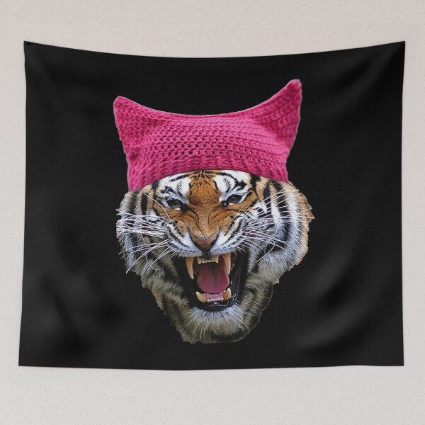Item preview, Pussy grabs back - Snarling Tiger - Hear me Roar designed and sold by Thelittlelord.