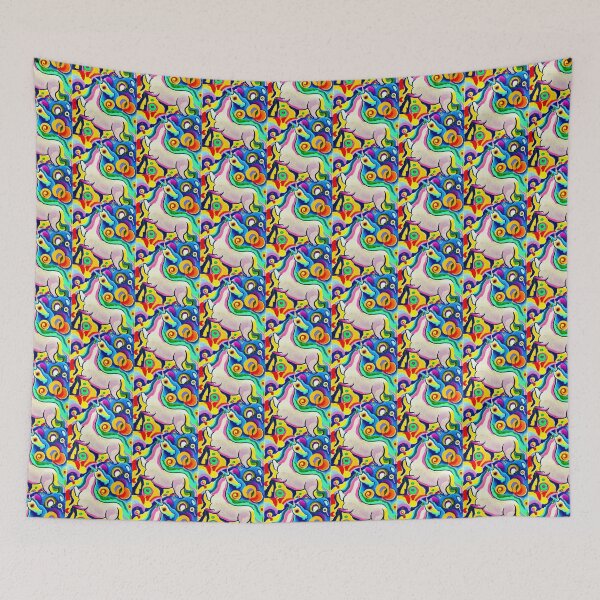 Item preview, Magic Unicorn in the starry sky. Abstraction. designed and sold by Natalia-Vlad.