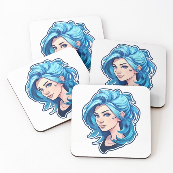 Item preview, Blue Hair Girl - Ellie designed and sold by AdiRemba.