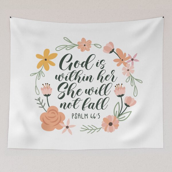 Item preview, Psalm 46:5 God Is Within Her She Will Not Fall designed and sold by amazingjoy.