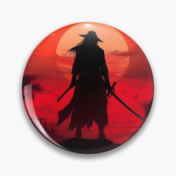 Item preview, Sunset Samurai: Silhouette of a Noble Warrior designed and sold by Blackstylez.
