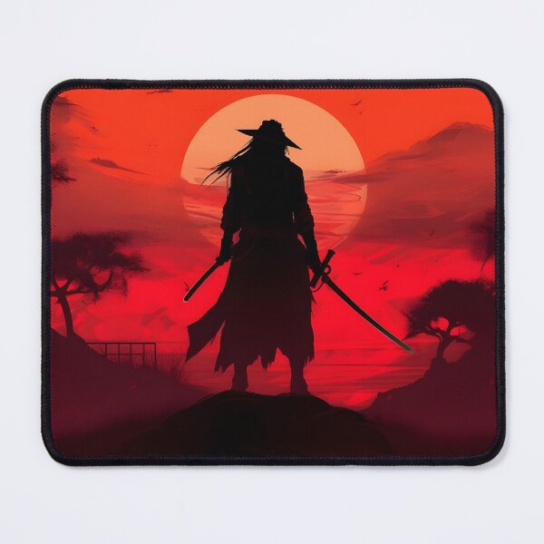 Item preview, Sunset Samurai: Silhouette of a Noble Warrior designed and sold by Blackstylez.