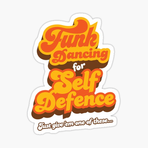 Vista previa del artículo con la obra «Baile funk para defensa personal», diseñado y vendido por rockbottomau.