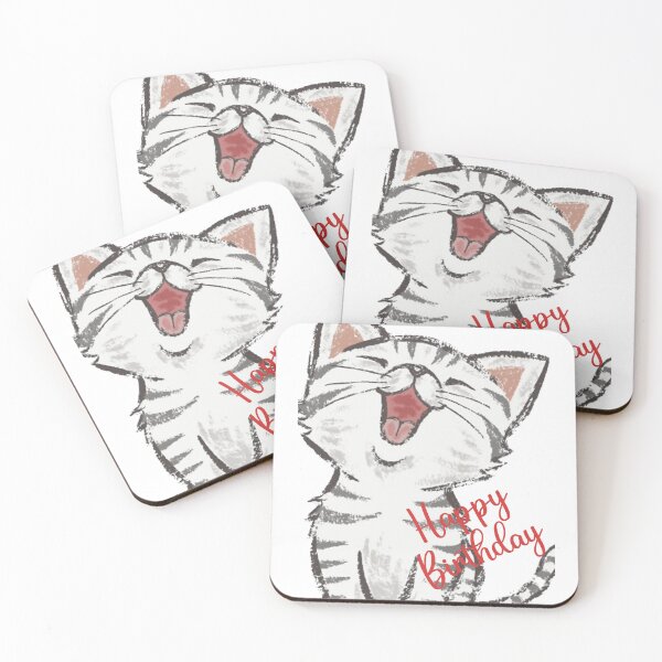 Item preview, Cat Happy Birthday designed and sold by bestoffers-eu.