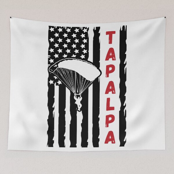 Item preview, Skydiving in Tapalpa Mexico - Vintage Paragliding Parachuting Logo designed and sold by Vintage-TM.