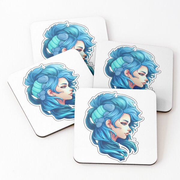 Item preview, Blue Hair Girl - Charlotte designed and sold by AdiRemba.