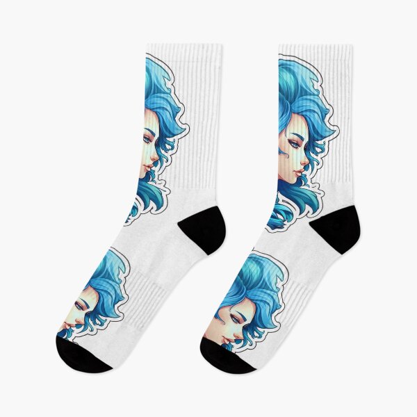 Item preview, Blue Hair Girl - Charlotte designed and sold by AdiRemba.