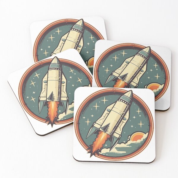 Item preview, Retro Cosmic Voyage - Journey to the Stars with a Majestic Spacecraft designed and sold by QualityQuest.