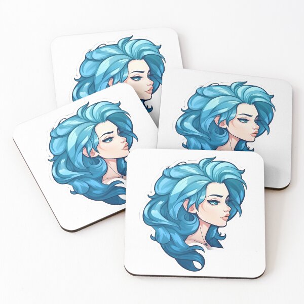 Item preview, Blue Hair Girl - Claire designed and sold by AdiRemba.