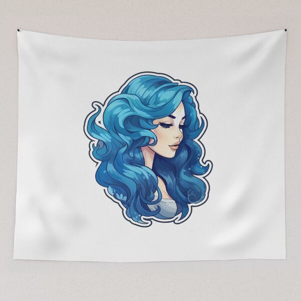 Item preview, Blue Hair Girl - Blair designed and sold by AdiRemba.