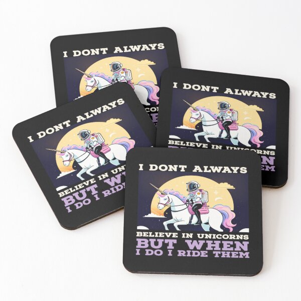 Item preview, i dont always believe in unicorns but when I do i ride them  designed and sold by Ahmed Graphic .