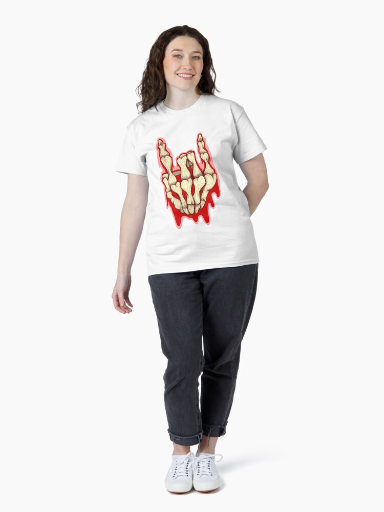 Thumbnail 4 of 7, Classic T-Shirt, Rock On designed and sold by D00dleDucky.
