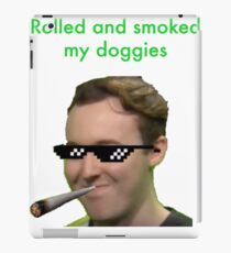 Muma rolled and smoked iPad Case/Skin