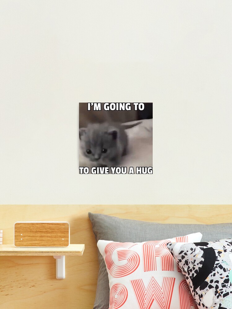 Full of despair cat meme Poster for Sale by CuteCatsLol