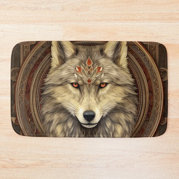 Item preview, Shamanic Wolf designed and sold by Red Witch Art.