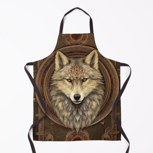Artikelvorschau, Schamanischer Wolf entworfen und verkauft von Red Witch Art.