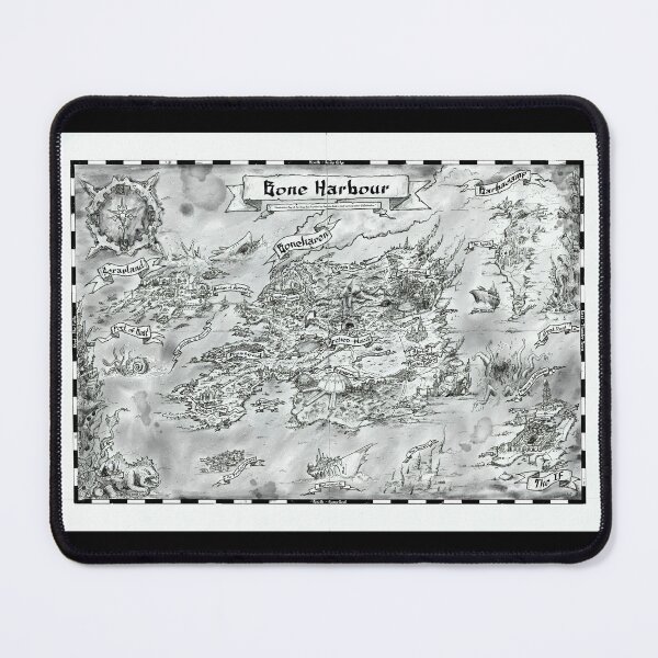 Item preview, Bone Harbour Fantasy map designed and sold by Underhive-Art.
