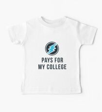Electroneum zahlt für das College Baby T-Shirt