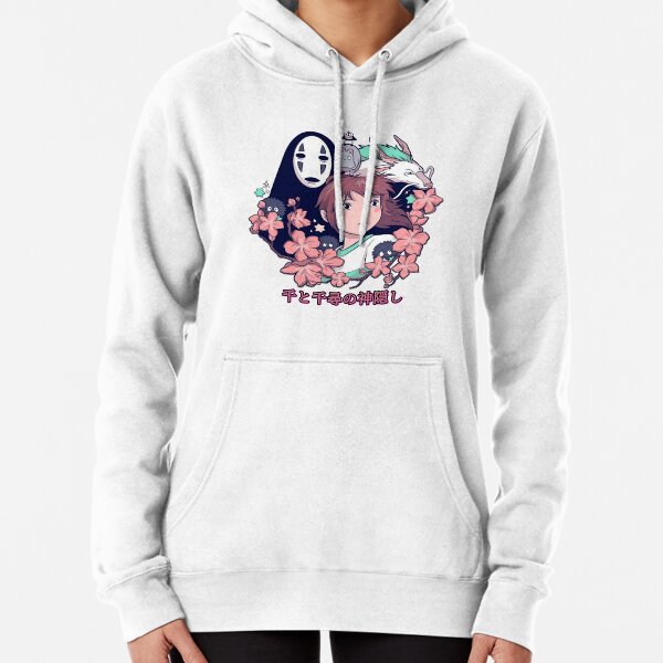 Spirited Away - Chihiro and No Face on The Train Hoodie Black S