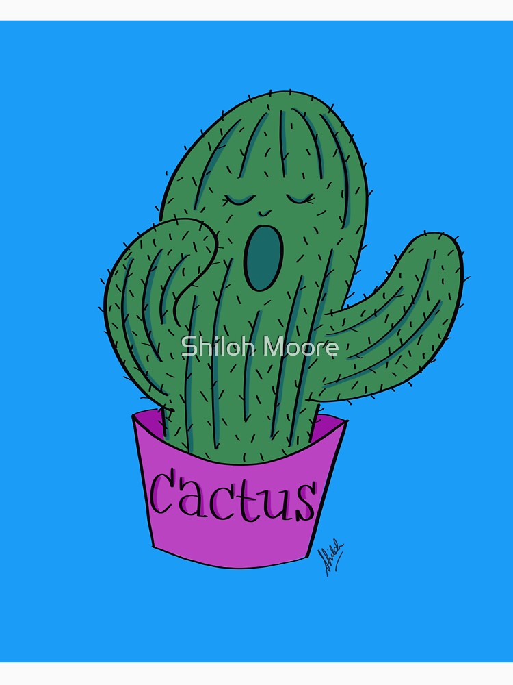 Thumbnail 7 of 7, Classic T-Shirt, 'Cactus' designed and sold by Shilissimo.