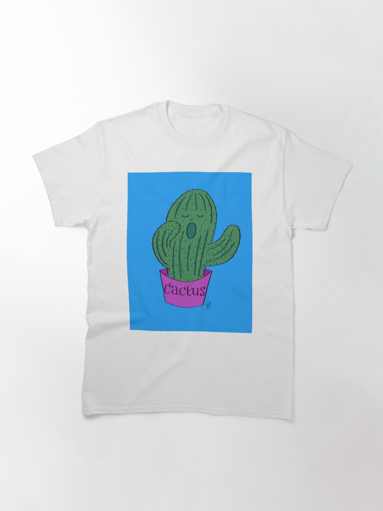 Thumbnail 3 of 7, Classic T-Shirt, 'Cactus' designed and sold by Shilissimo.