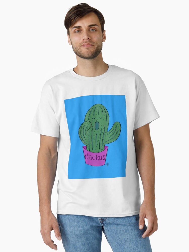 Thumbnail 2 of 7, Classic T-Shirt, 'Cactus' designed and sold by Shilissimo.