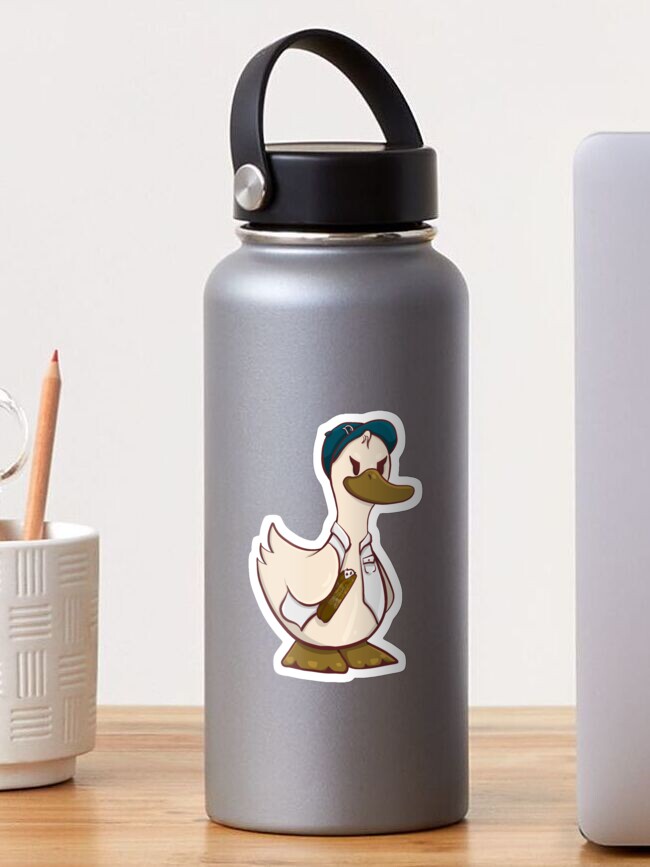 Thumbnail 1 of 3, Sticker, Cannoli Duck designed and sold by D00dleDucky.