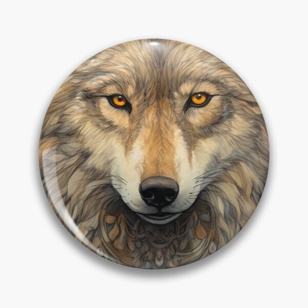 Artikelvorschau, Schamanischer Wolf 1 entworfen und verkauft von Red Witch Art.