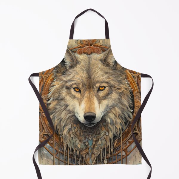 Artikelvorschau, Schamanischer Wolf 1 entworfen und verkauft von Red Witch Art.