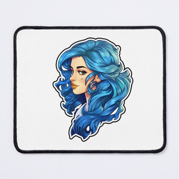 Item preview, Blue Hair Girl - Luciana designed and sold by AdiRemba.