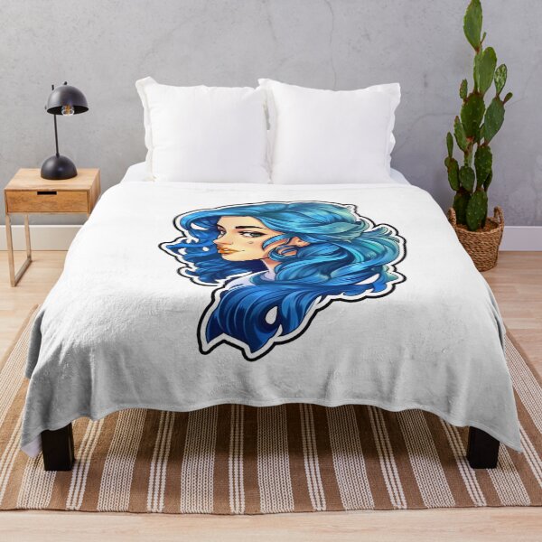 Item preview, Blue Hair Girl - Luciana designed and sold by AdiRemba.