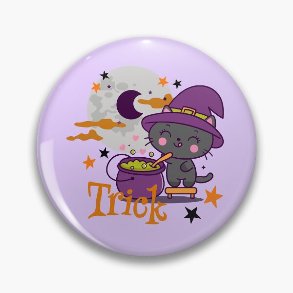 Item preview, Witchy Cat Preparing Mysterious Receipts for The Halloween designed and sold by OFMdesigns.