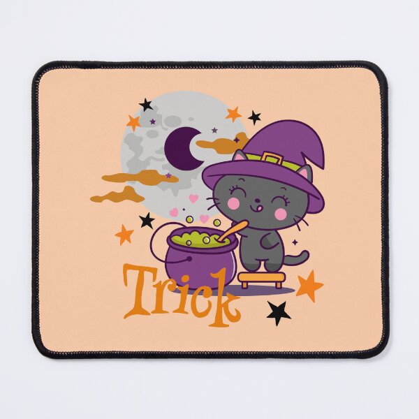 Item preview, Witchy Cat Preparing Mysterious Receipts for The Halloween designed and sold by OFMdesigns.