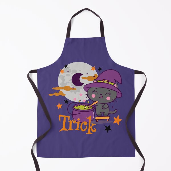 Item preview, Witchy Cat Preparing Mysterious Receipts for The Halloween designed and sold by OFMdesigns.