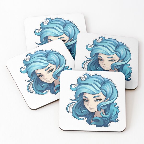 Item preview, Blue Hair Girl - Aimee designed and sold by AdiRemba.
