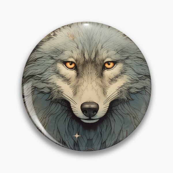 Artikelvorschau, Schamanischer Wolf 2 entworfen und verkauft von Red Witch Art.