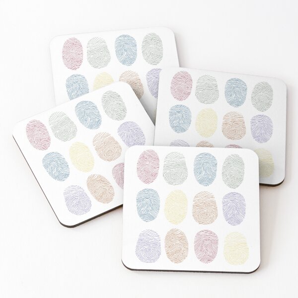 Item preview, Colorful Fingerprints designed and sold by Melanie Kaisen.
