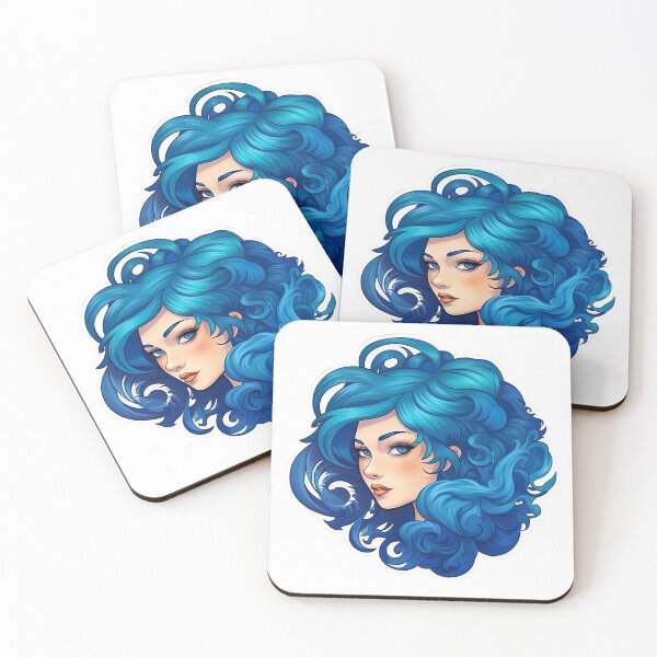 Item preview, Blue Hair Girl - Violet designed and sold by AdiRemba.
