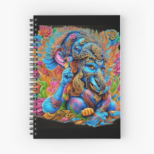 Item preview,  colorful graffiti illustration of Lord Ganesh designed and sold by kharamoot.